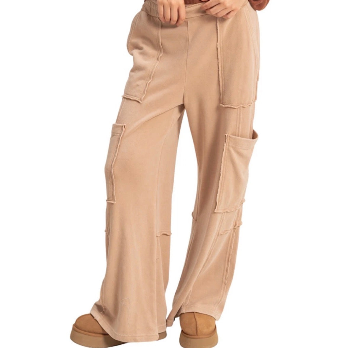 Mineral Washed Oversize Cargo Pants