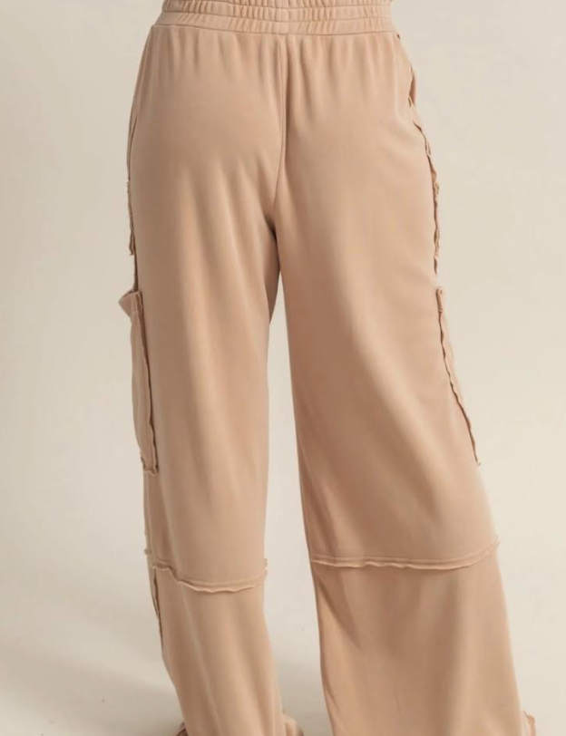 Mineral Washed Oversize Cargo Pants